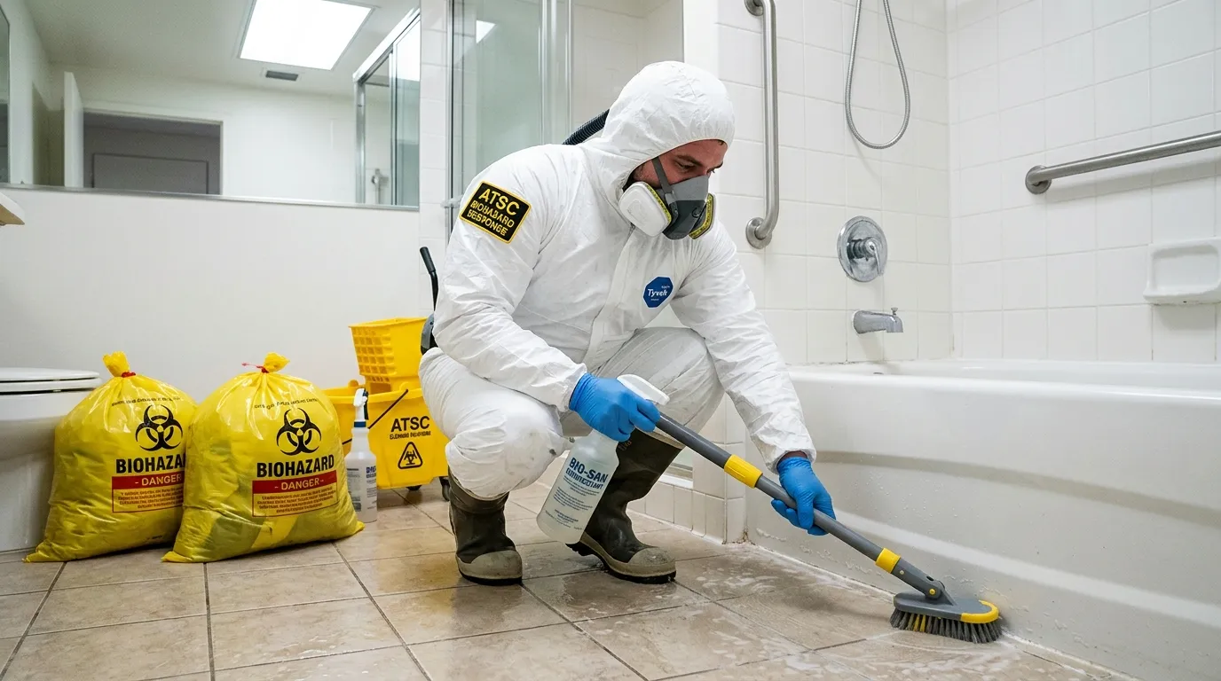 Decontamination equipment deployed for Blood Cleanup in Petaluma